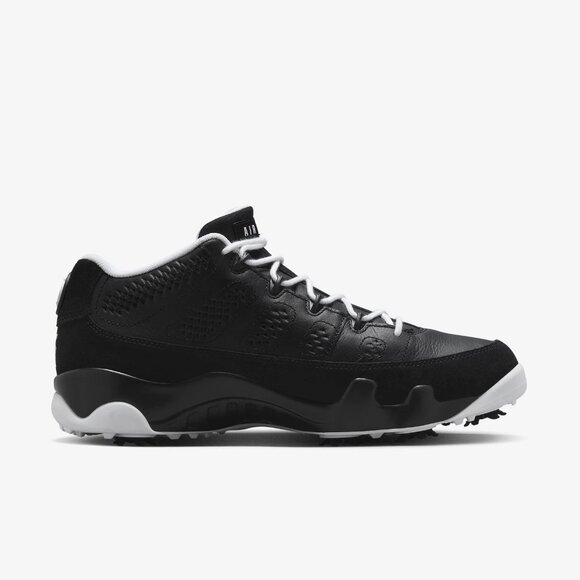 Nike Air Jordan 9 Retro G NRG Low Barons Golf Spikes Black FN6930-001 sz 10 - Picture 3 of 16